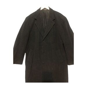 Cashmere VTG  Chaps Ralph Lauren Men’s Winter trench Coat full length  S…